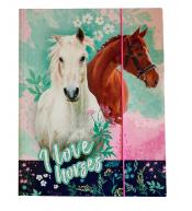 Teczka z gumką A4 konie Derform