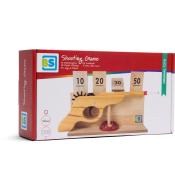 BS Toys drewniana strzelnica z pistoletem na gumki