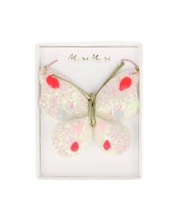 Naszyjnik Meri Meri - Brokatowy motyl