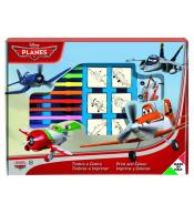Disney Samoloty - Zestaw pieczątek z akcesoriami do kolorowania Big Box Planes