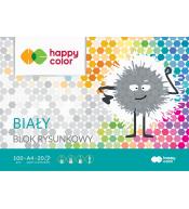 Blok rysunkowy A4 Biały Happy Color