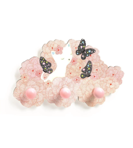 Djeco Drewniany wieszaczek Kotek