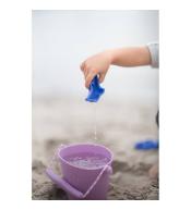 Scrunch Silikonowe foremki do piasku - Granatowe