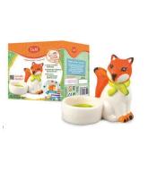 Lisek świecznik do pokolorowania