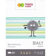 Blok techniczny A4 Biały Happy Color