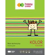 Blok techniczny A4 Kolorowy Happy Color
