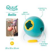 QUUT Wiaderko do wody i piasku Ballo duże Lagoon Green 3,6 l