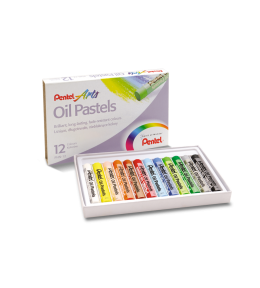 Pastele olejne Pentel Arts 12 kolorów