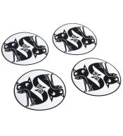 Odblaskowe naklejki na koła wózka Pogu - Lisy