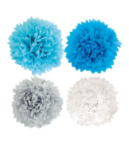 Pompony papierowe Jabadabado Niebieskie