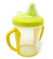 Poupy kubek niekapek z uchwytami 270 ml - Zielony