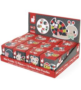 Mini puzzle Janod Baby Forest 12el.