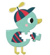 Mini puzzle Janod Baby Forest 12el.