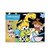 Aksamitna kolorowanka Avenir - Dinozaury