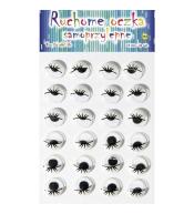 Ruchome oczka samoprzylepne z rzęsami