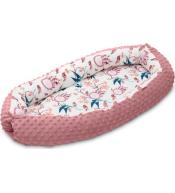 Sensillo Kokon Gniazdo 80x45cm - Retro Ptaki Różowy