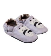 Paputki Kapcie dla Dzieci - Popielate z Zebrą S