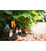 Drewniana gra zręcznościowa BS Toys - Kręgle Krasnoludki