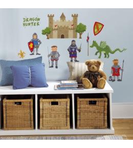 Naklejki dekoracyjne RoomMates - Pogromcy smoka