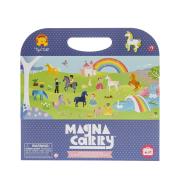 Magnetyczna układanka Tiger Tribe Magna Carry - Świat Jednorożców