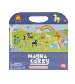 Magnetyczna układanka Tiger Tribe Magna Carry - Świat Jednorożców
