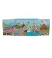 Magnetyczna układanka Tiger Tribe Magna Carry - Świat Dinozaurów