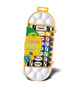 Crayola Farby Tempery w tubkach 8 kolorów