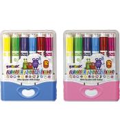 Flamastry z pieczątkami Fun&Joy 12 kolorów