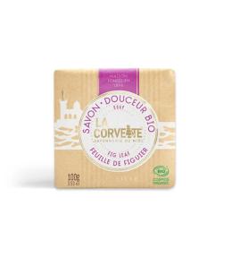 La Corvette Delikatne Mydło Organiczne 100g - Liść Figowy