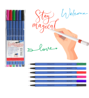 Komplet cienkopisów Titanum w 6 podstawowych kolorach