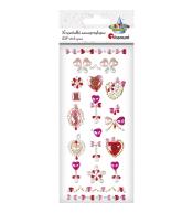 Kryształki samoprzylepne różowe biżuteria