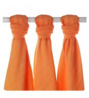 Kikko 3 Pieluchy Bambusowe 70x70cm - Pomarańczowe