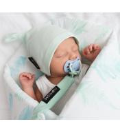 Lullalove czapeczka dla niemowlaka 0-3 miesiące