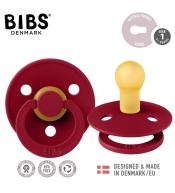 BIBS COLOUR RUBY S Smoczek Uspokajający kauczuk Hevea