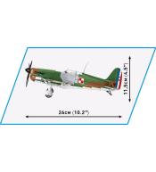Klocki COBI Historical Collection World War II - myśliwiec Morane-Sauliner MS.406