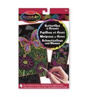 Wydrapywanka Melissa & Doug Scratch Art - Motylki i Kwiatki