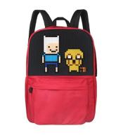 Plecak Pixel Art szkolny 3D + 240 klocków | 21L