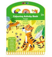 Książeczka z kolorowankami Avenir - Dżungla