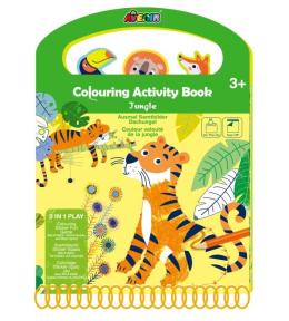 Książeczka z kolorowankami Avenir - Dżungla