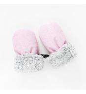 Juddlies Rękawiczki Salt& Pepper Pink 0-6m
