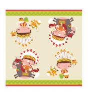 Serwetki GoDan 33x33cm/20szt - Indiańskie Party