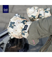 Rękawice do wózka La Millou - Polar Bears & Dusty Rose