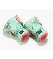 Rękawice do wózka La Millou by Magdalena Różczka - Maggie Rose Mint & Coral