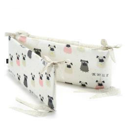 Ochraniacz do łóżeczka La Millou 70x70x70cm - Doggy Unicorn & Dots