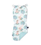 Wkładka do wózka La Millou Thick Stroller Pad - Yoga Candy Sloths & Audrey Mint