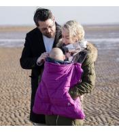 Śpiworek 2w1 CuddleCo Comfi-Cape - Fuksjowy