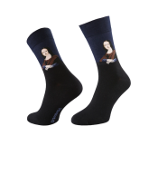 Skarpetki Krystjan Crazy Socks rozmiar 44-47 - Mona Lisa, Leonardo da Vinci