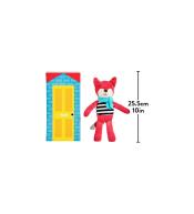 Zestaw do zabawy z maskotką Petit Collage - Lisek Frances w bibliotece