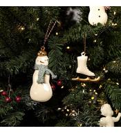 Metalowa zawieszka Maileg - Łyżwa ze srebrną płozą