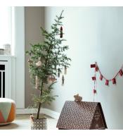 Dzianinowa zawieszka Maileg - Bałwanek w kapeluszu